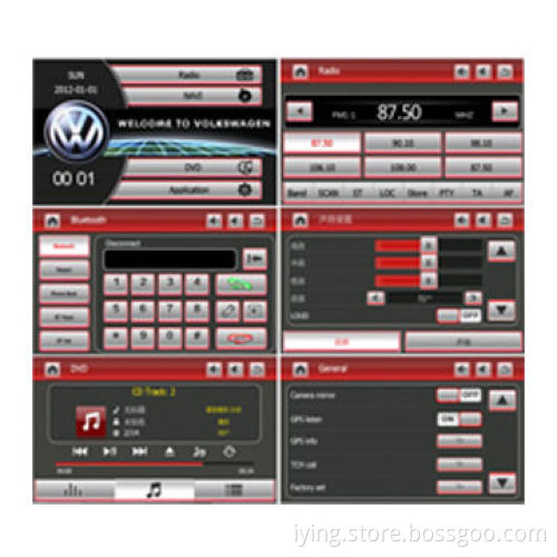 Car DVD Player for Ford Kuga GPS Win8 UI